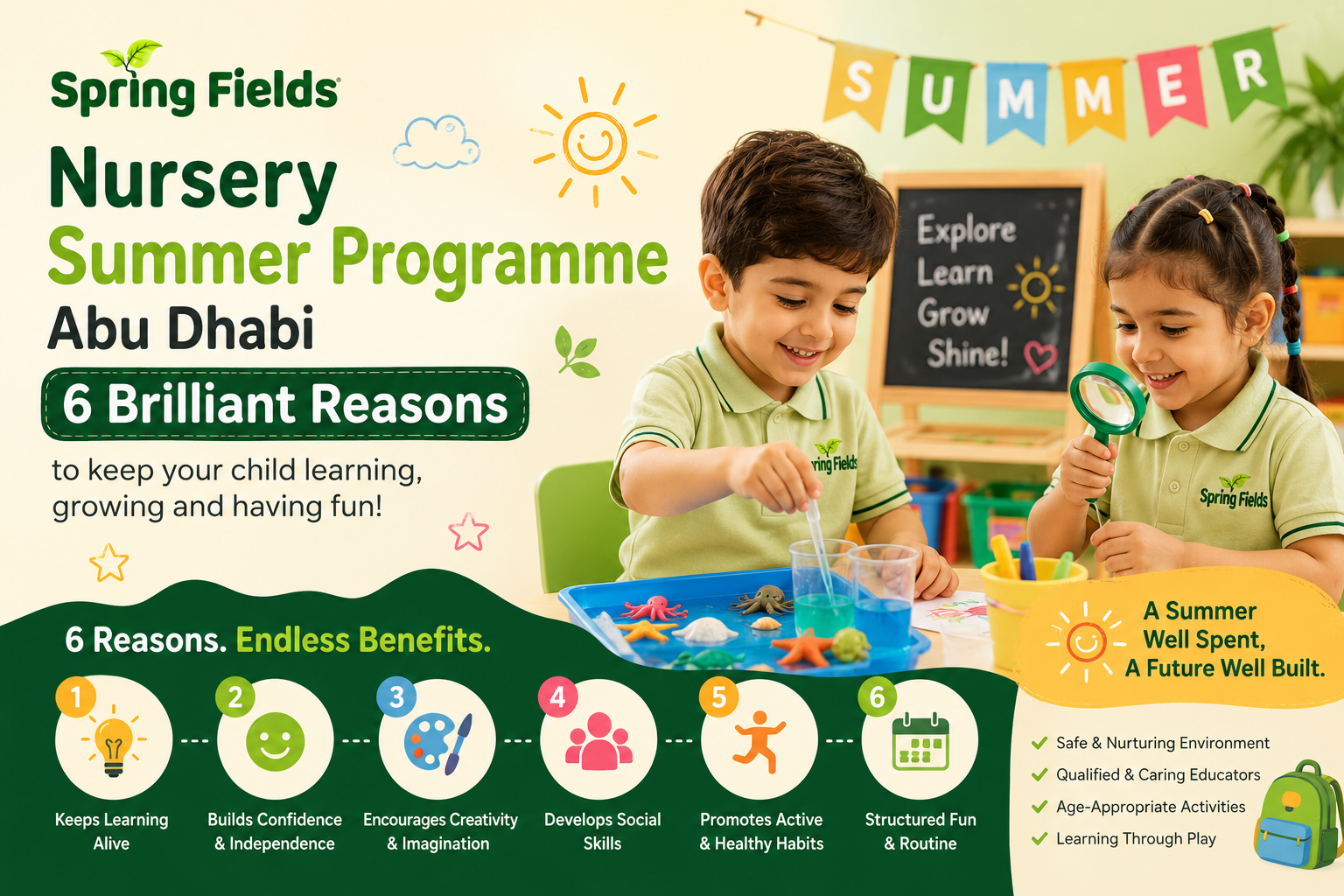 Nursery Summer Programme in Abu Dhabi 6 Brilliant Reasons Your Toddler Should Not Stay Home All Summer