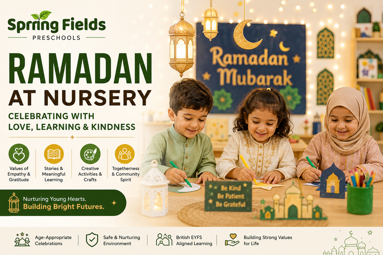 Ramadan at Nursery in Abu Dhabi How Spring Fields Celebrates the Holy Month With Children Aged 1 to 4