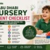 Abu Dhabi nursery parent checklist for choosing a nursery