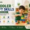 Toddler developing social and emotional skills through play in an Abu Dhabi nursery