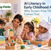 Children developing critical thinking through screen-free learning in an Abu Dhabi nursery
