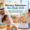 Parents exploring nursery admissions in Abu Dhabi