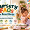 Parent preparing a nursery bag for a young child in Abu Dhabi